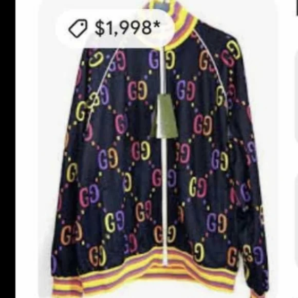 Gucci Jumbo Logo/ Monogram Sweatpants Large Unisex - Picture 4 of 12